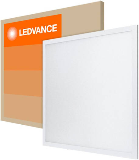 LEDVANCE 60x60cm 40W Slim Panel Light Warm White 4000K, Ultra-Slim Design with Aluminum Frame, High Energy Efficiency and Uniform Light Distribution